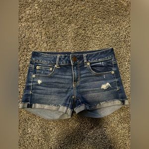 American eagle jean shorts size 4